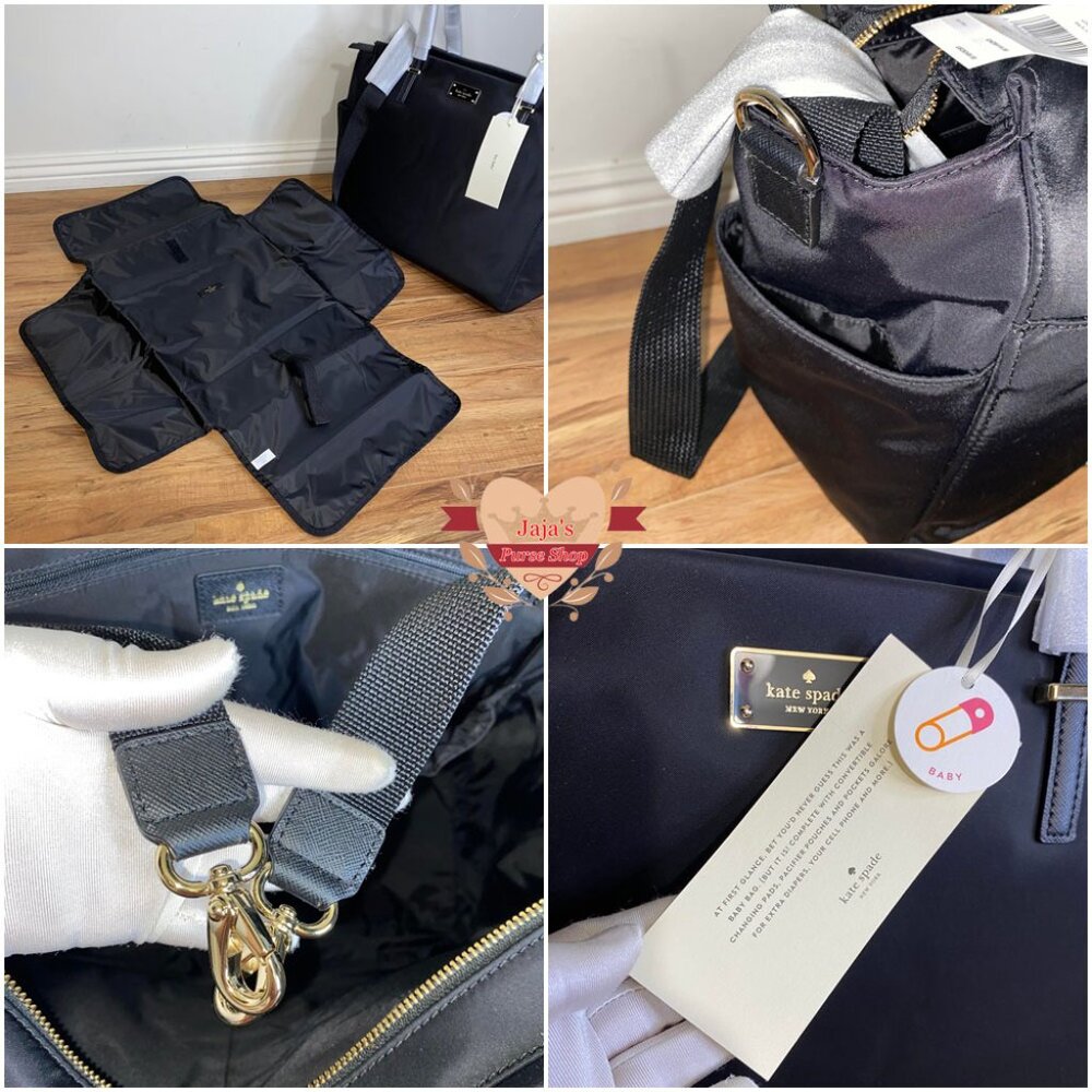 ❤️Kate Spade Nylon W/ PVC Leather Diaper Bag❤️ - Picture 9 of 17